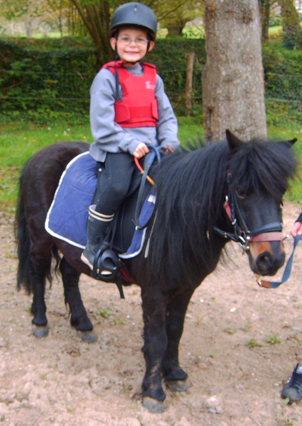 Maël sur son poney - Black 